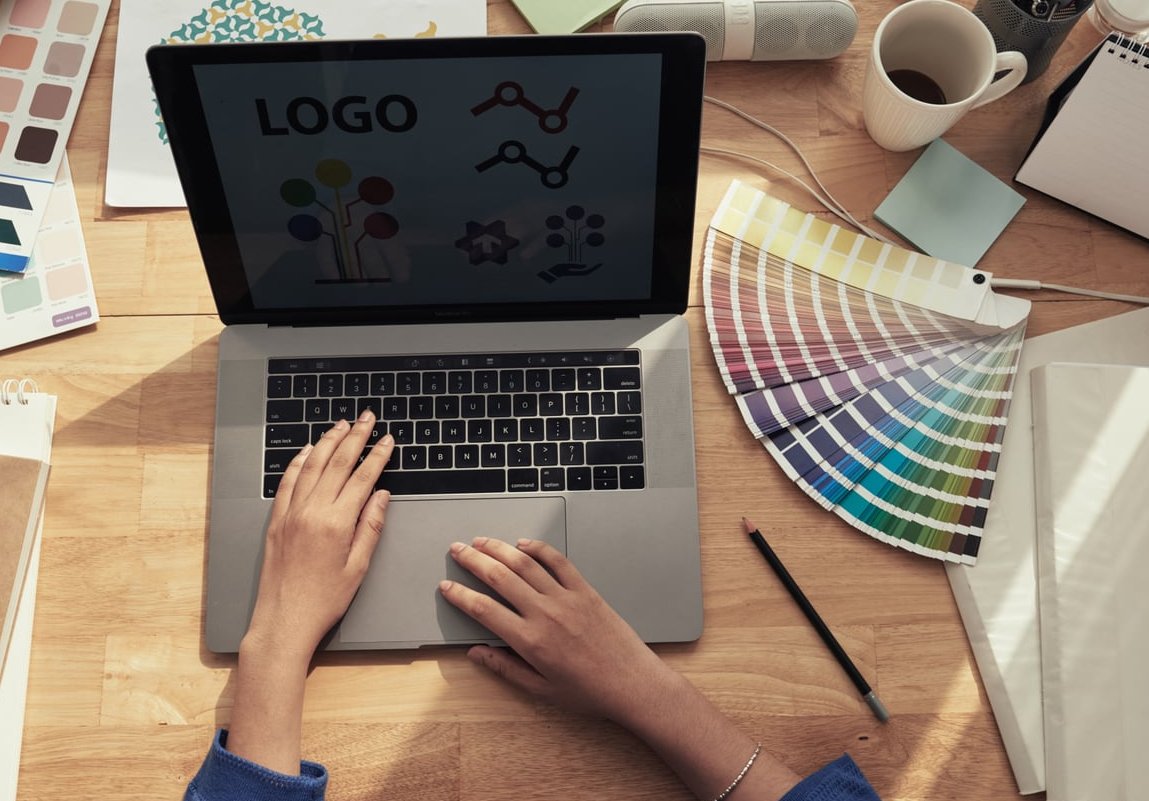 designer sketching notebook