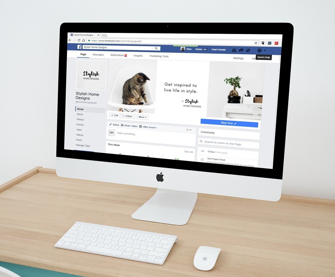 website design mockup