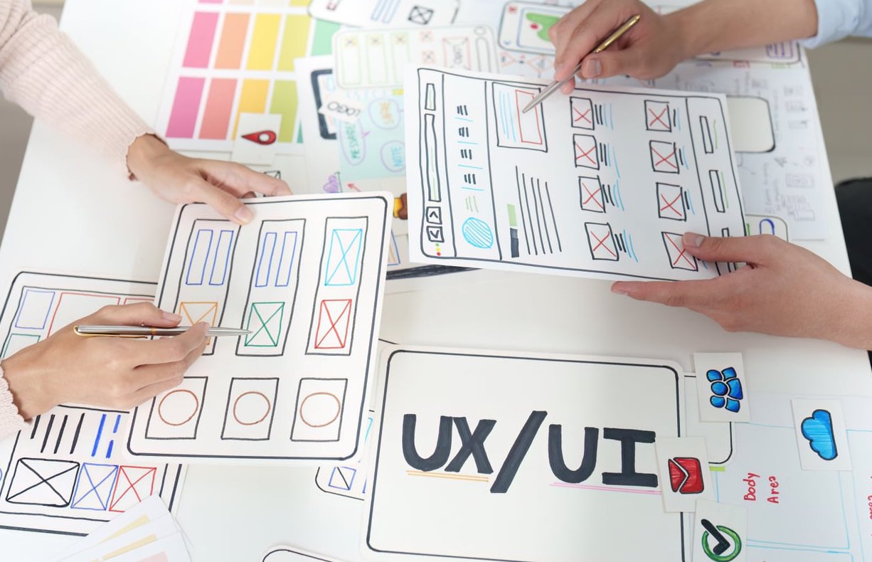 website design mockup