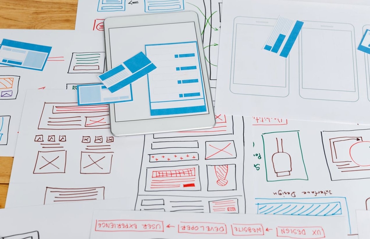 website design mockup
