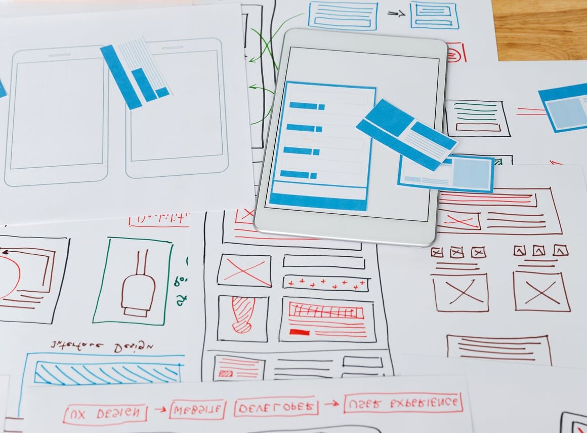 landing page wireframe